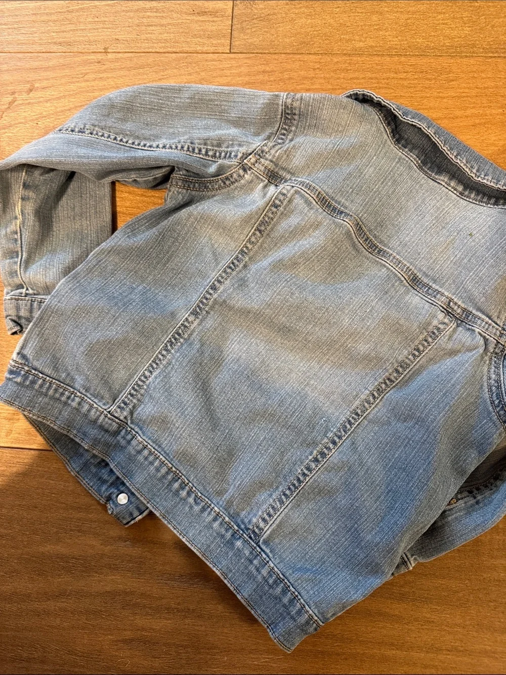 Carter's Light Blue Kids Denim Jacket with Button Front